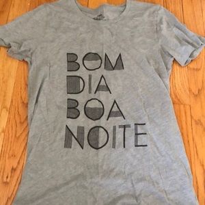 “Good morning Good night” grey T-shirt from Jcrew